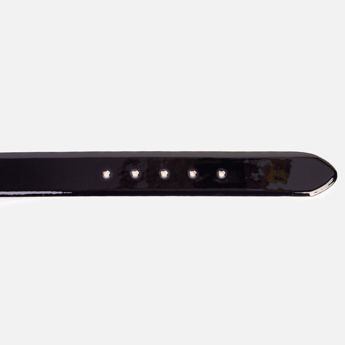 The Dodoma Navy Patent Leather Belt