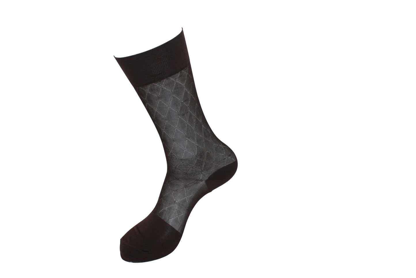 Men's Nylon Socks 102 Brown