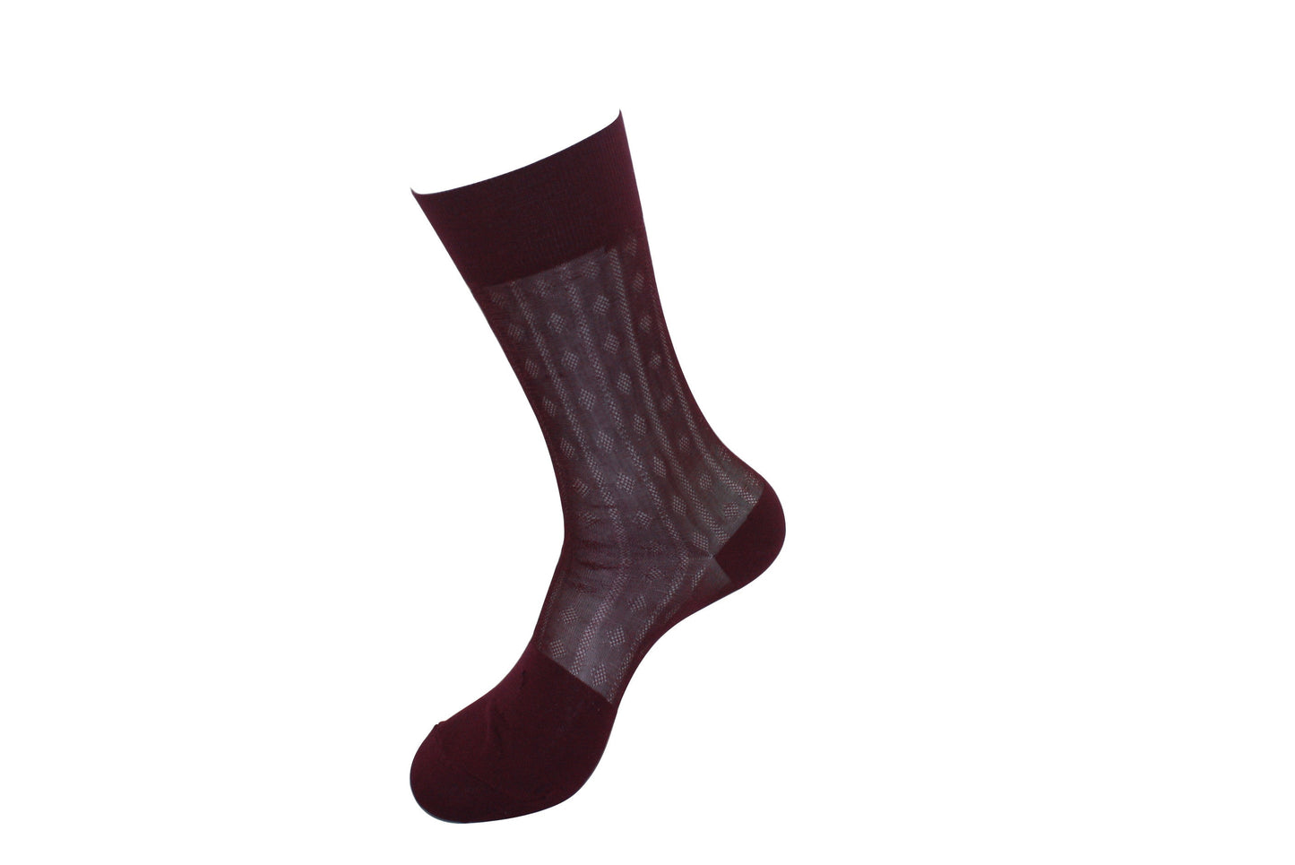 Men's Nylon Socks 108 Burgandy