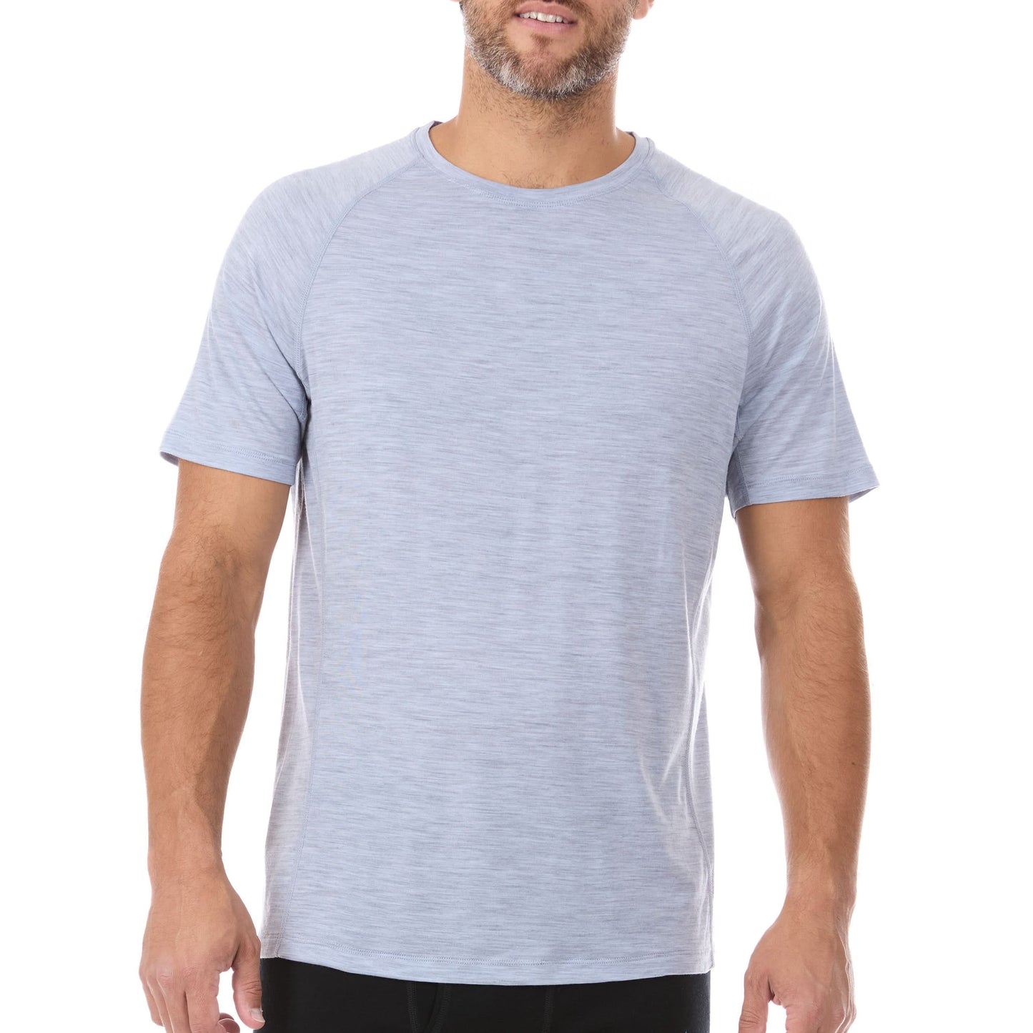 Microweight - Men's Wool Raglan T Shirt Woolverino - My Men's Shop