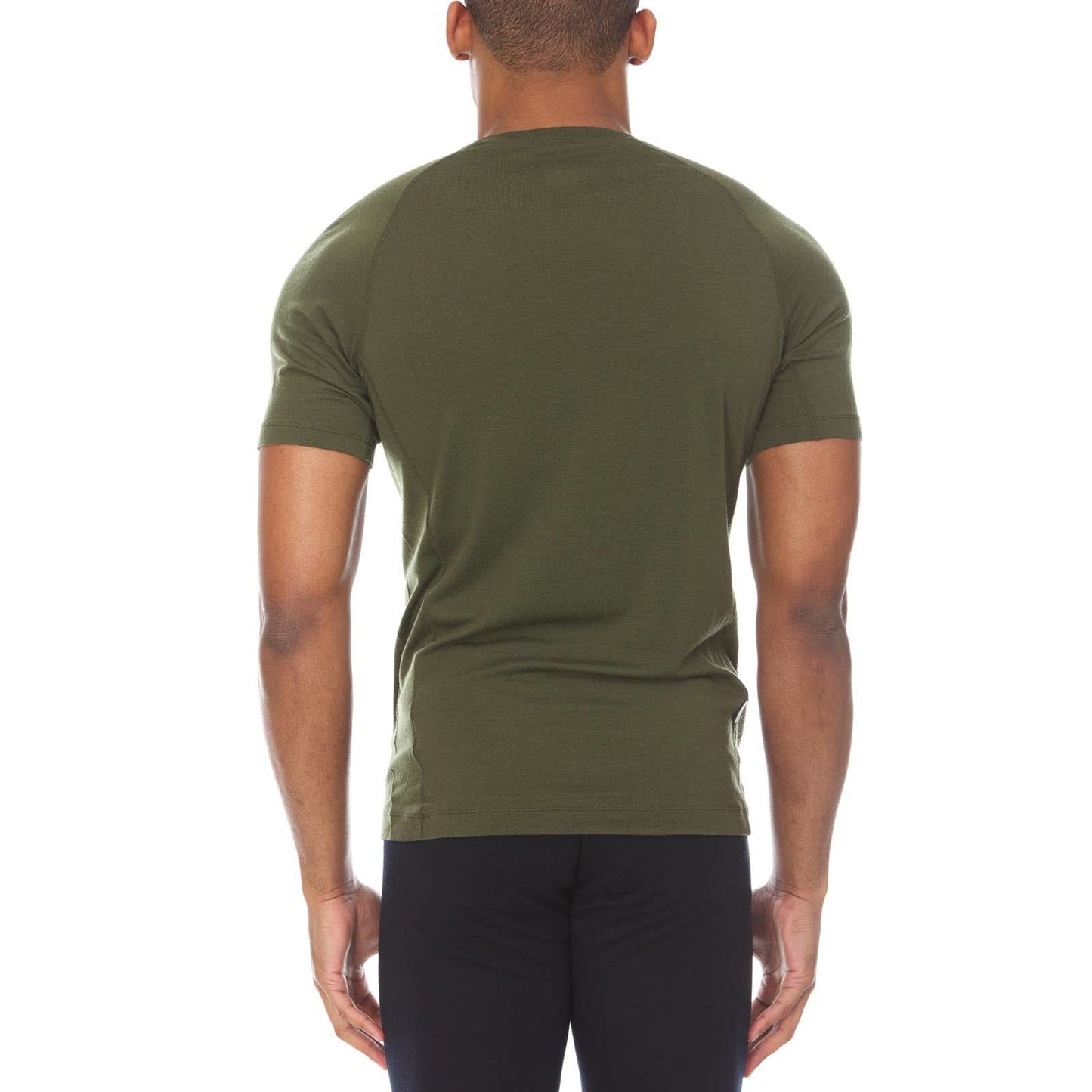 Microweight - Men's Wool Raglan T Shirt Woolverino - My Men's Shop