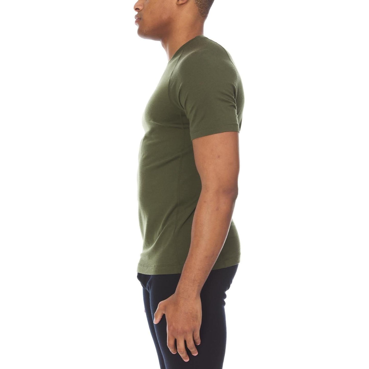 Microweight - Men's Wool Raglan T Shirt Woolverino - My Men's Shop