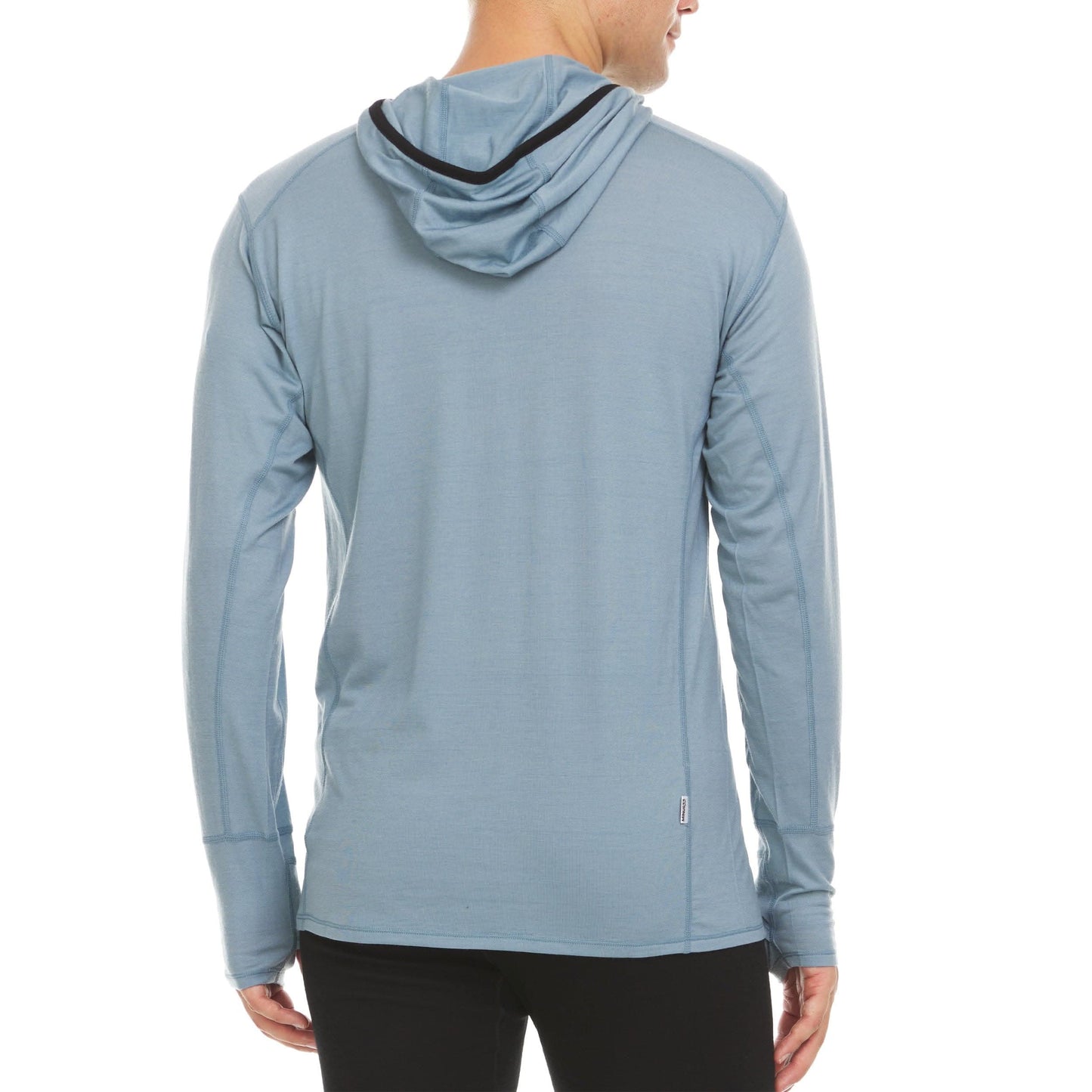 Microweight - Men's Wool 1/4 Zip Sun Hoodie Woolverino - My Men's Shop
