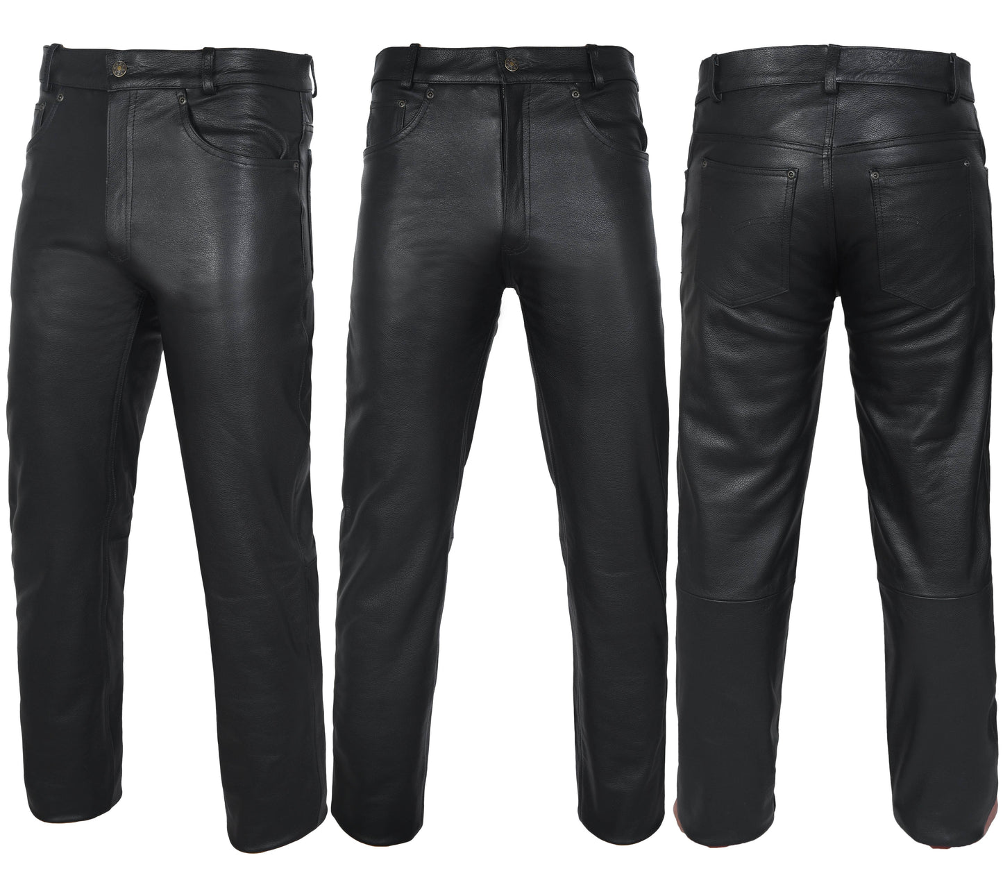 DALLX Leather Motorbike Pants - My Men's Shop