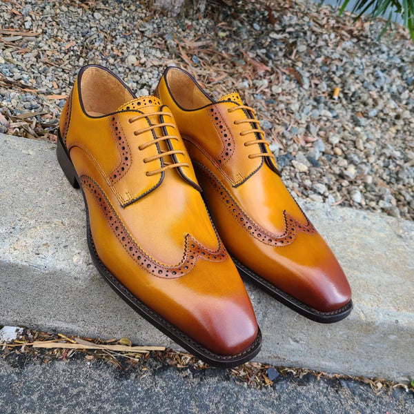 Blucher style Wingtip Oxford - My Men's Shop