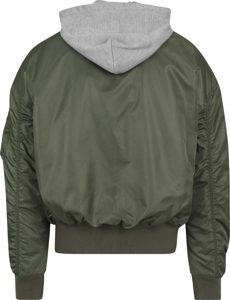Bomber Jacket Hooded Oversize - My Men's Shop