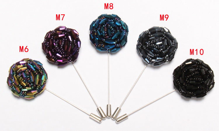 JSLP122 Bejewled Lapel Pin