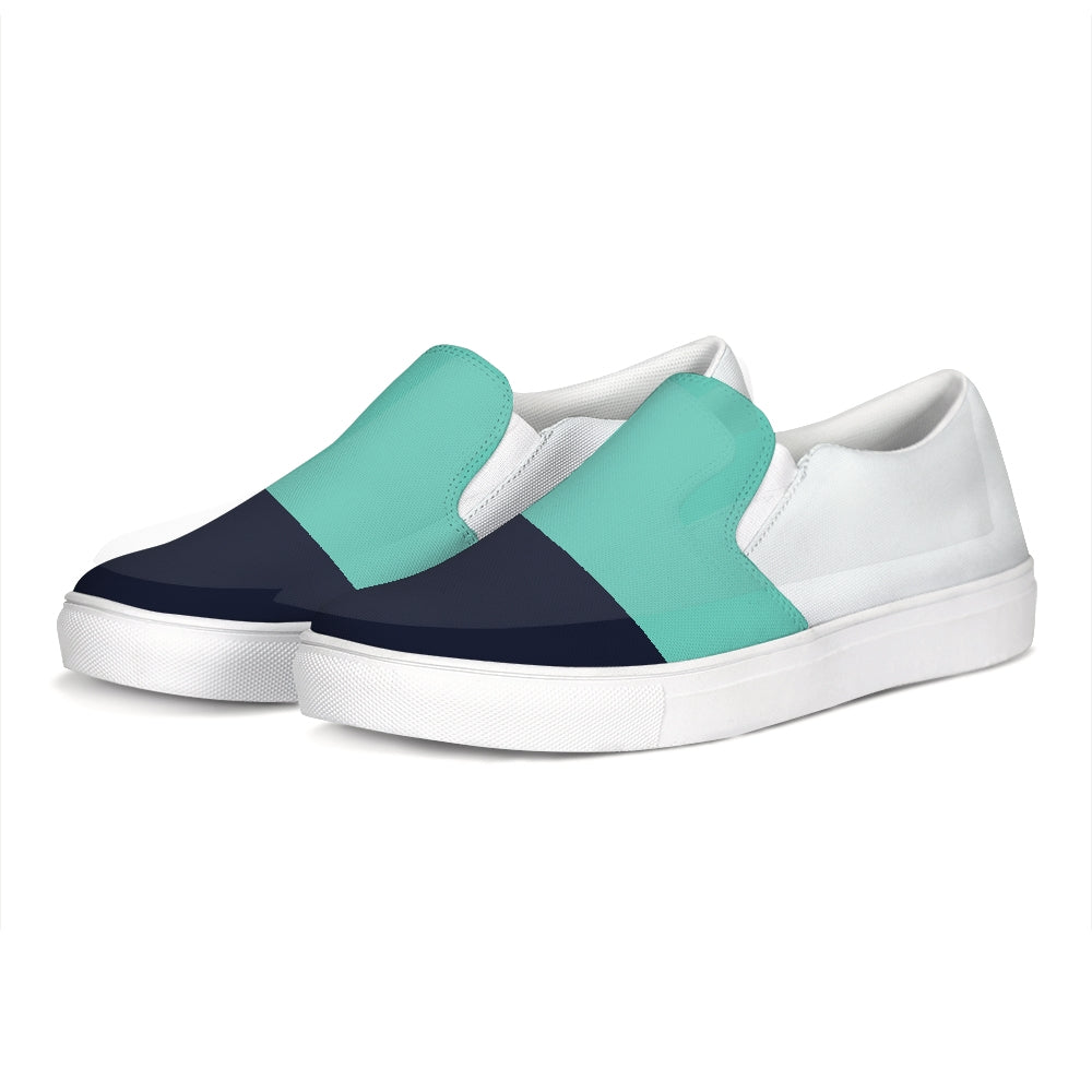 Men's Color Block Canvas Slip-On Casual Shoe - My Men's Shop