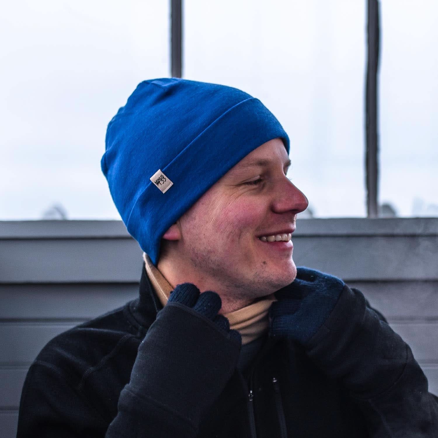 Lightweight - Ridge Cuff Beanie 100% Merino Wool - My Men's Shop