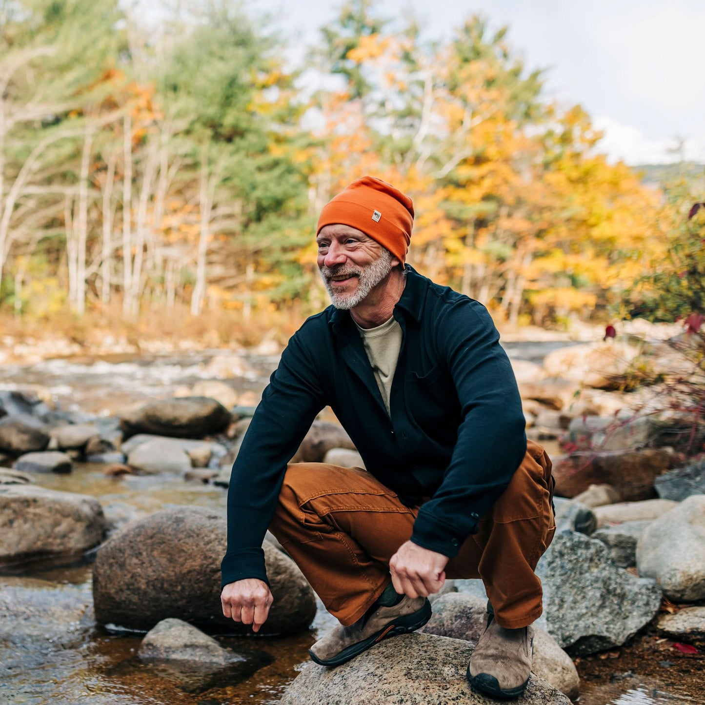 Lightweight - Ridge Cuff Beanie 100% Merino Wool - My Men's Shop