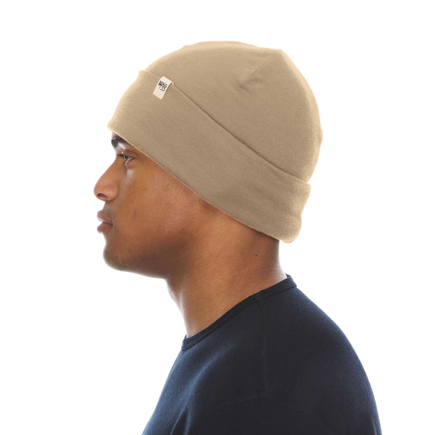 Lightweight - Ridge Cuff Beanie 100% Merino Wool - My Men's Shop