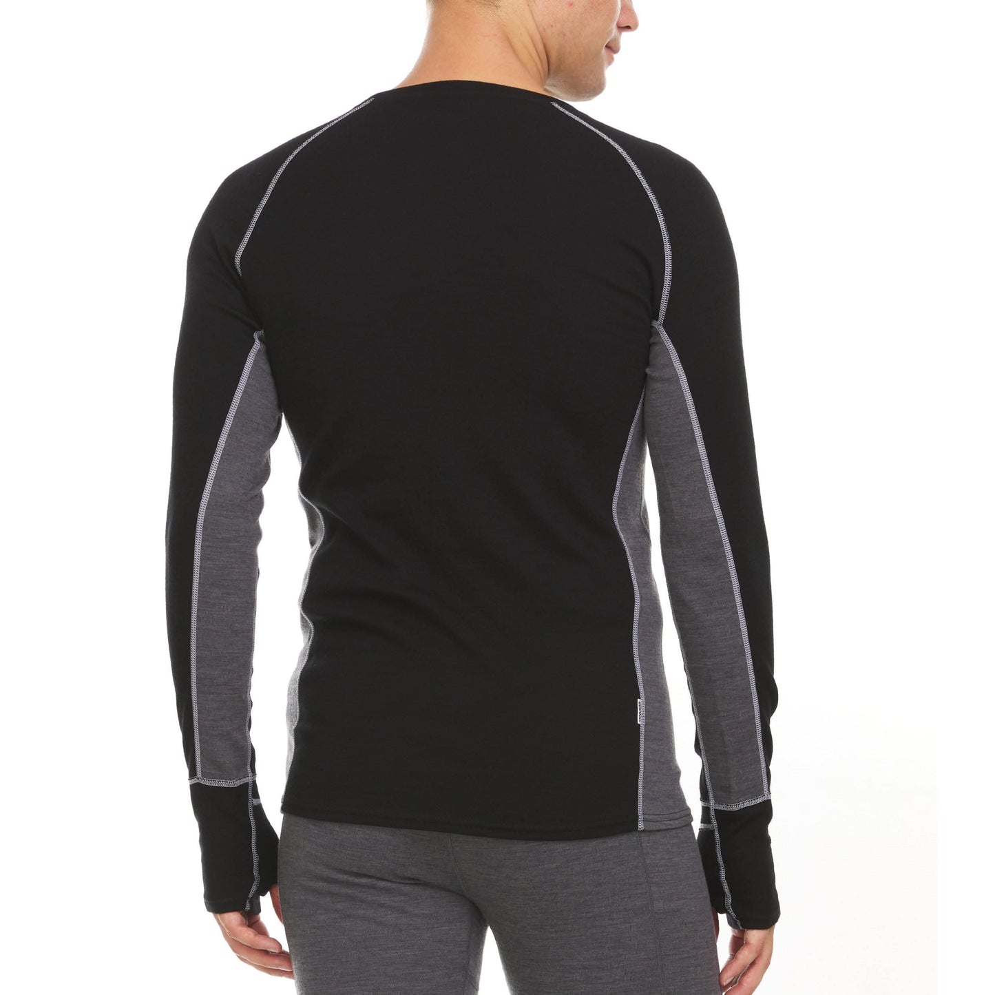 Midweight - Men's Wool Long Sleeve Crew Woolverino - My Men's Shop