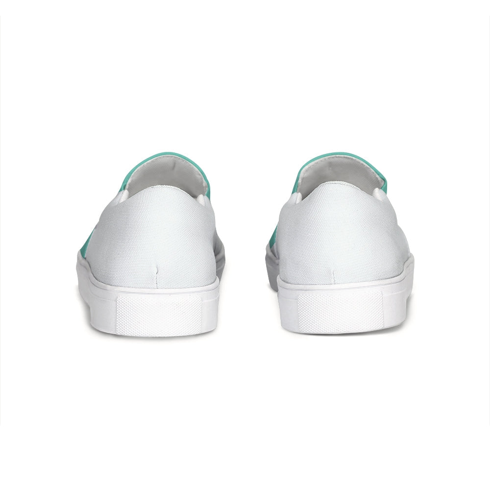 Men's Color Block Canvas Slip-On Casual Shoe - My Men's Shop