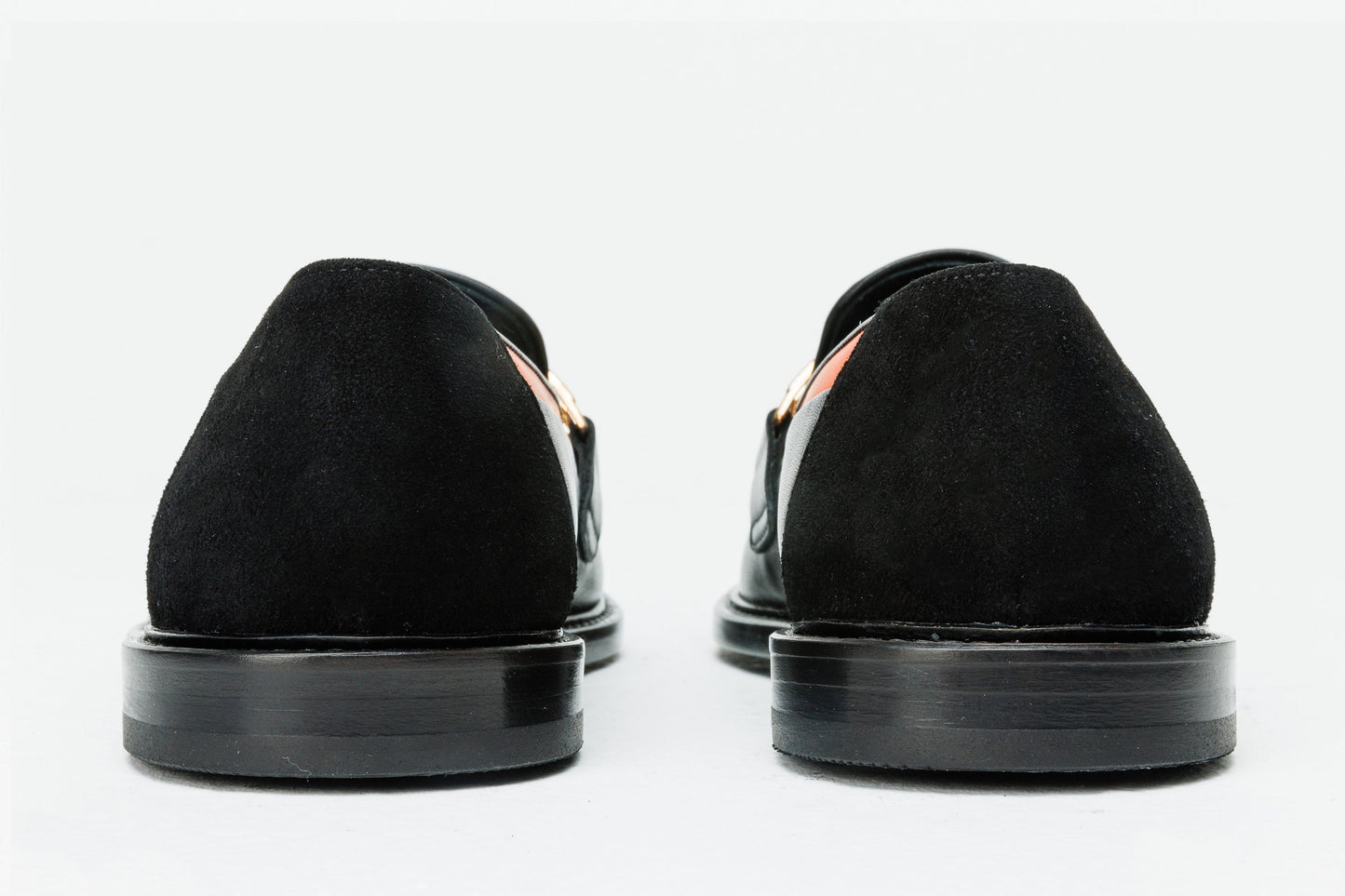 The Gemena Black & Orange Leather Bit Dress Loafer Men Shoe Final Sale!