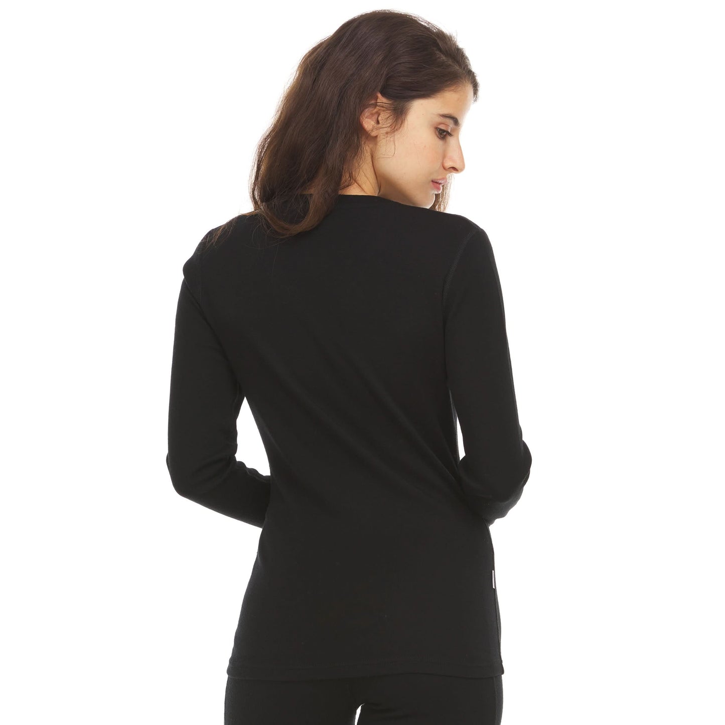 Midweight - Women's Long Sleeve V-Neck Sweater 100% Merino Wool - My Men's Shop