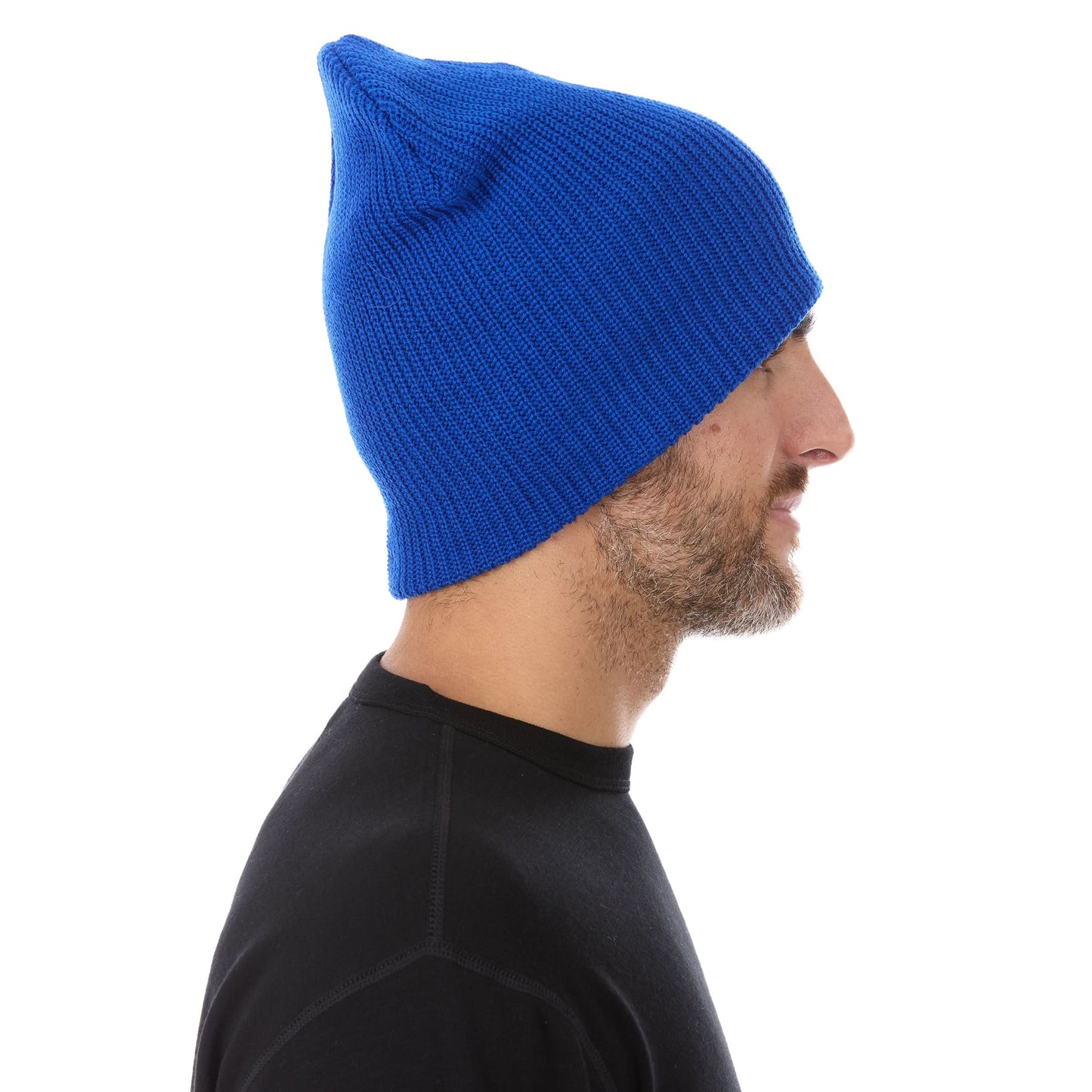 Midweight - Everyday Rib Knit Beanie 100% Merino Wool - My Men's Shop
