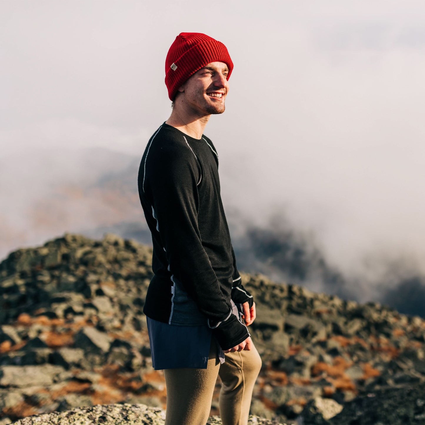 Midweight - Everyday Rib Knit Beanie 100% Merino Wool - My Men's Shop