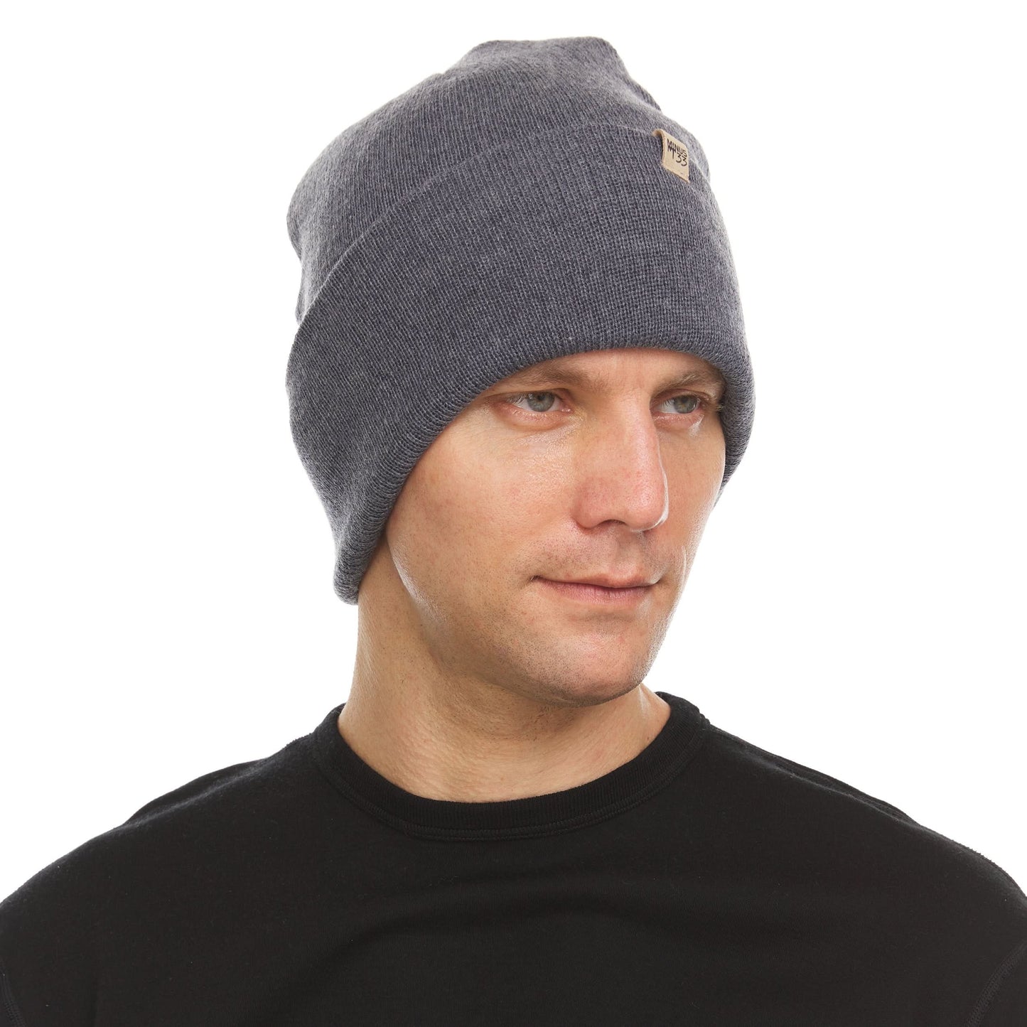 Midweight - Everyday Knit Cuff Beanie 100% Merino Wool - My Men's Shop