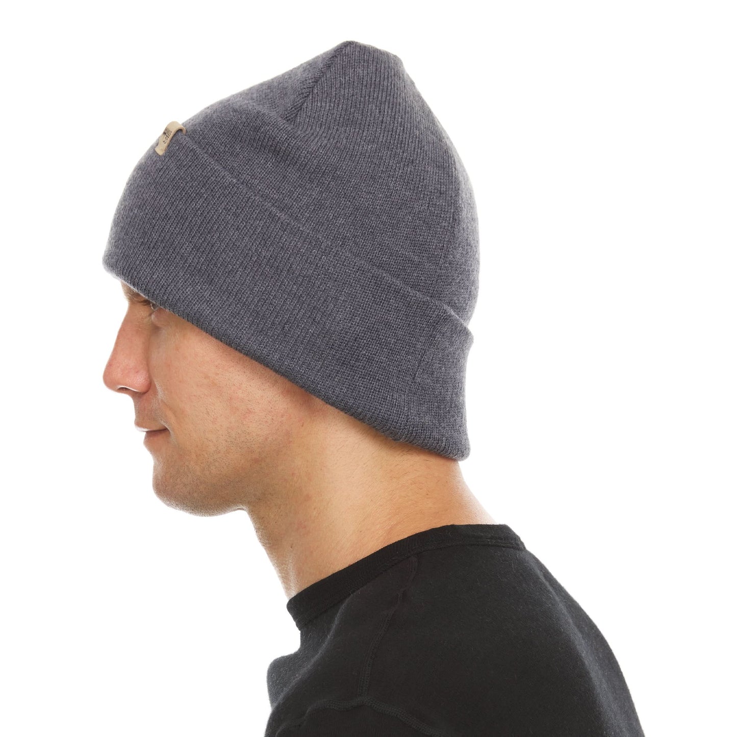 Midweight - Everyday Knit Cuff Beanie 100% Merino Wool - My Men's Shop