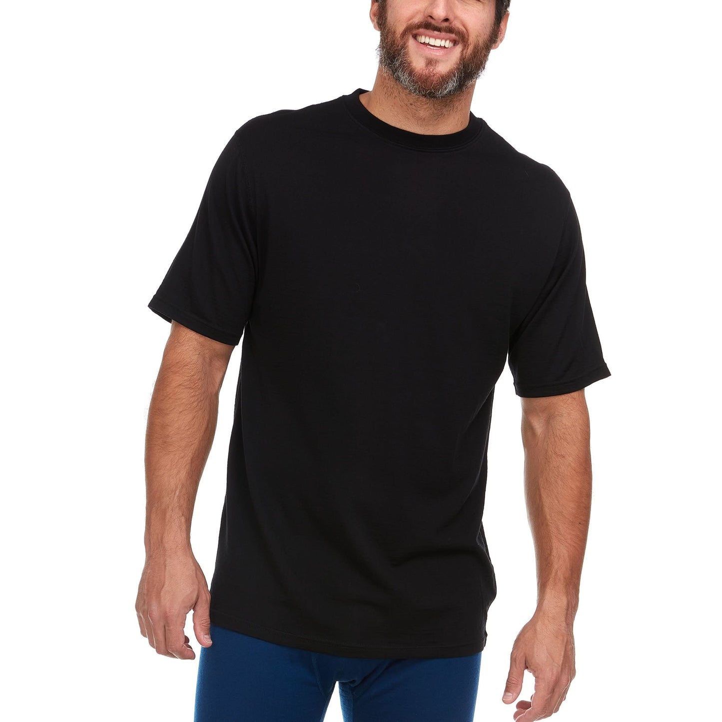 Lightweight - Algonquin Men's Wool T Shirt Crew 100% Merino Wool - My Men's Shop