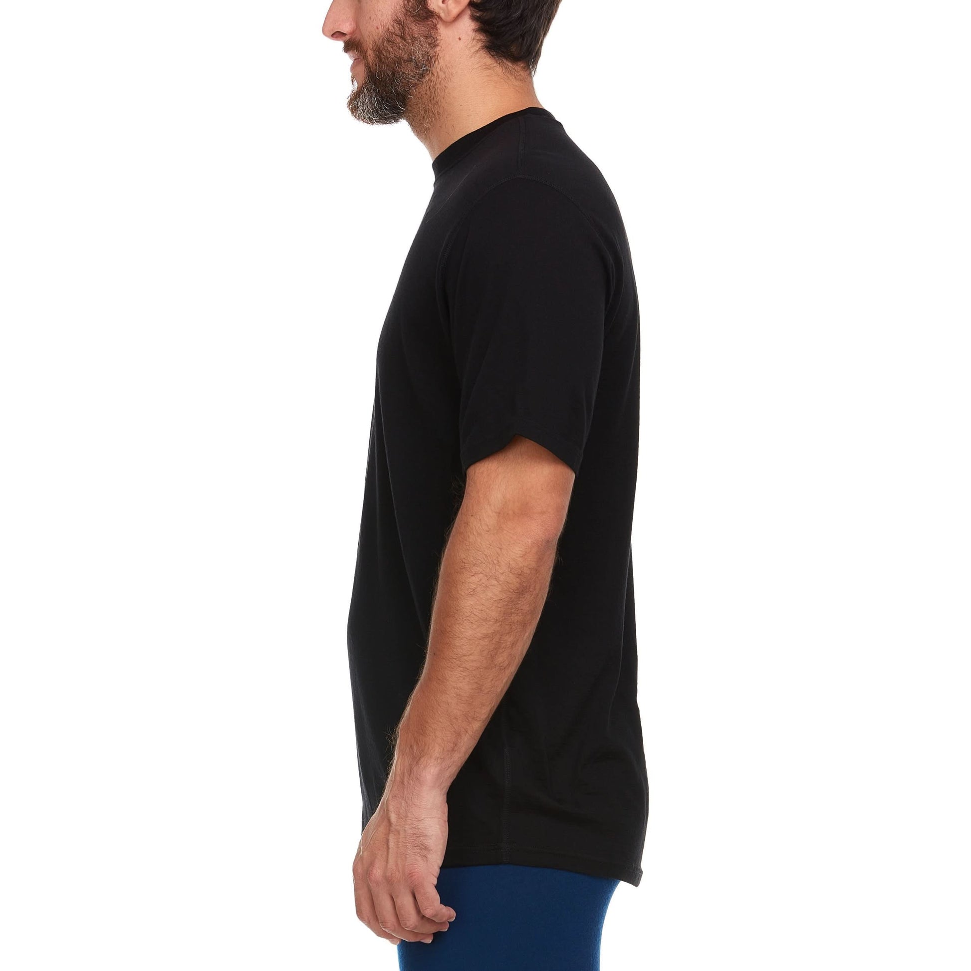 Lightweight - Algonquin Men's Wool T Shirt Crew 100% Merino Wool - My Men's Shop