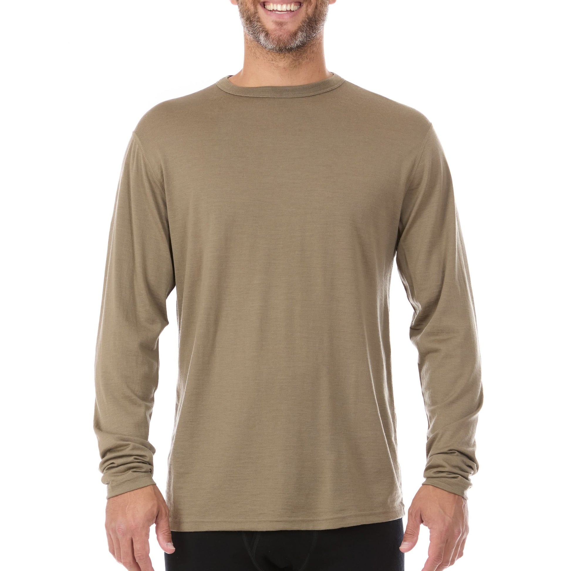 Lightweight - Ticonderoga Men's Crew 100% Merino Wool - My Men's Shop