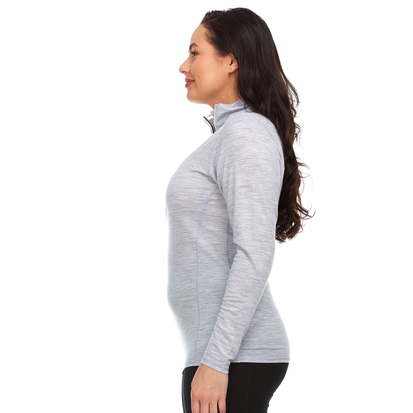 Microweight - Women's Wool 1/4 Zip Woolverino - My Men's Shop