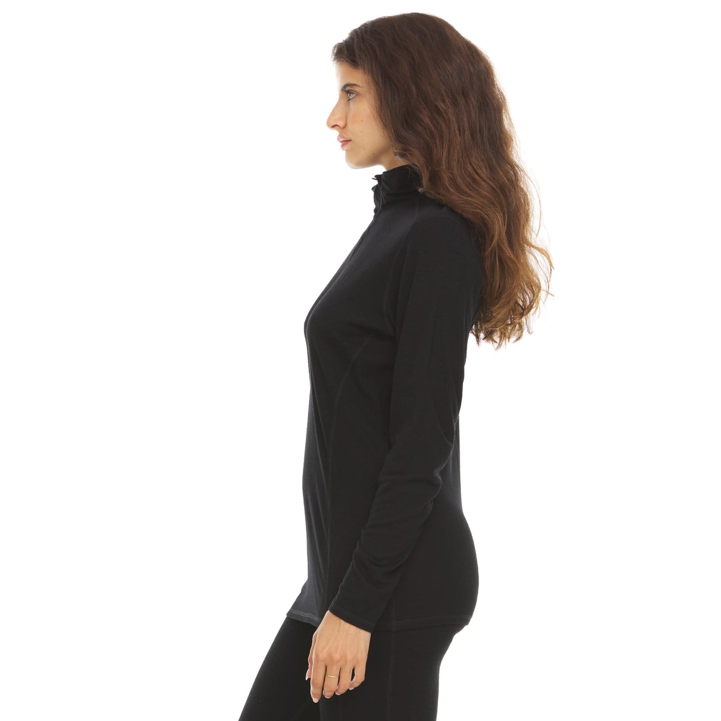 Microweight - Women's Wool 1/4 Zip Woolverino - My Men's Shop