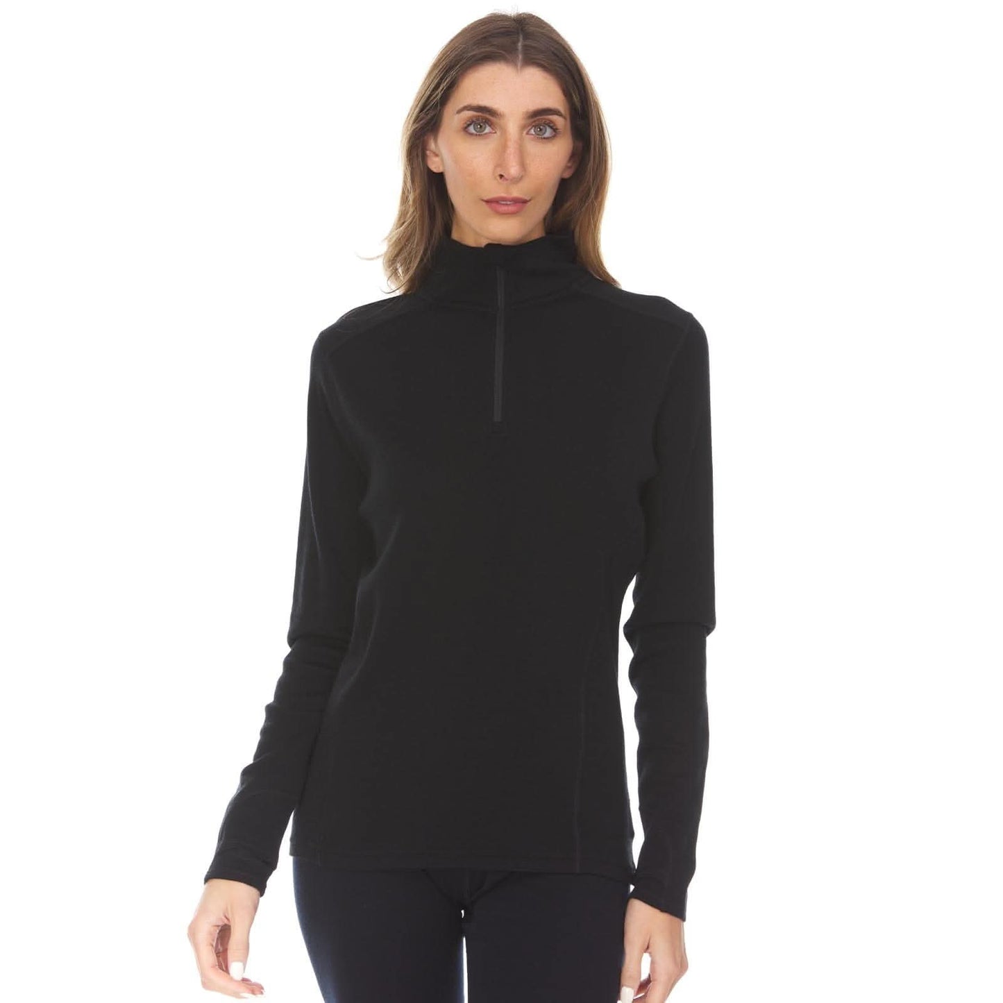 Midweight - Sequoia Women's 1/4 Zip 100% Merino Wool - My Men's Shop