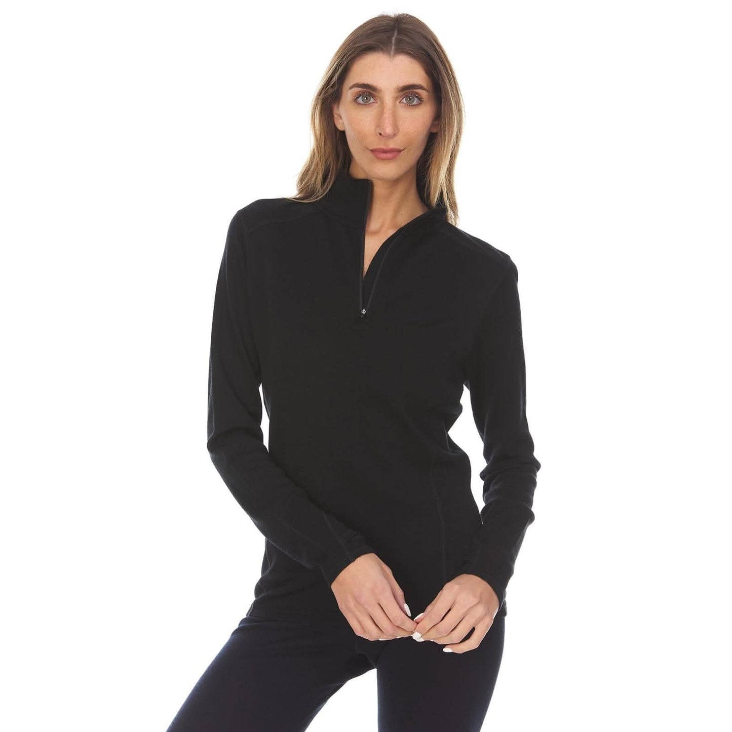 Midweight - Sequoia Women's 1/4 Zip 100% Merino Wool - My Men's Shop