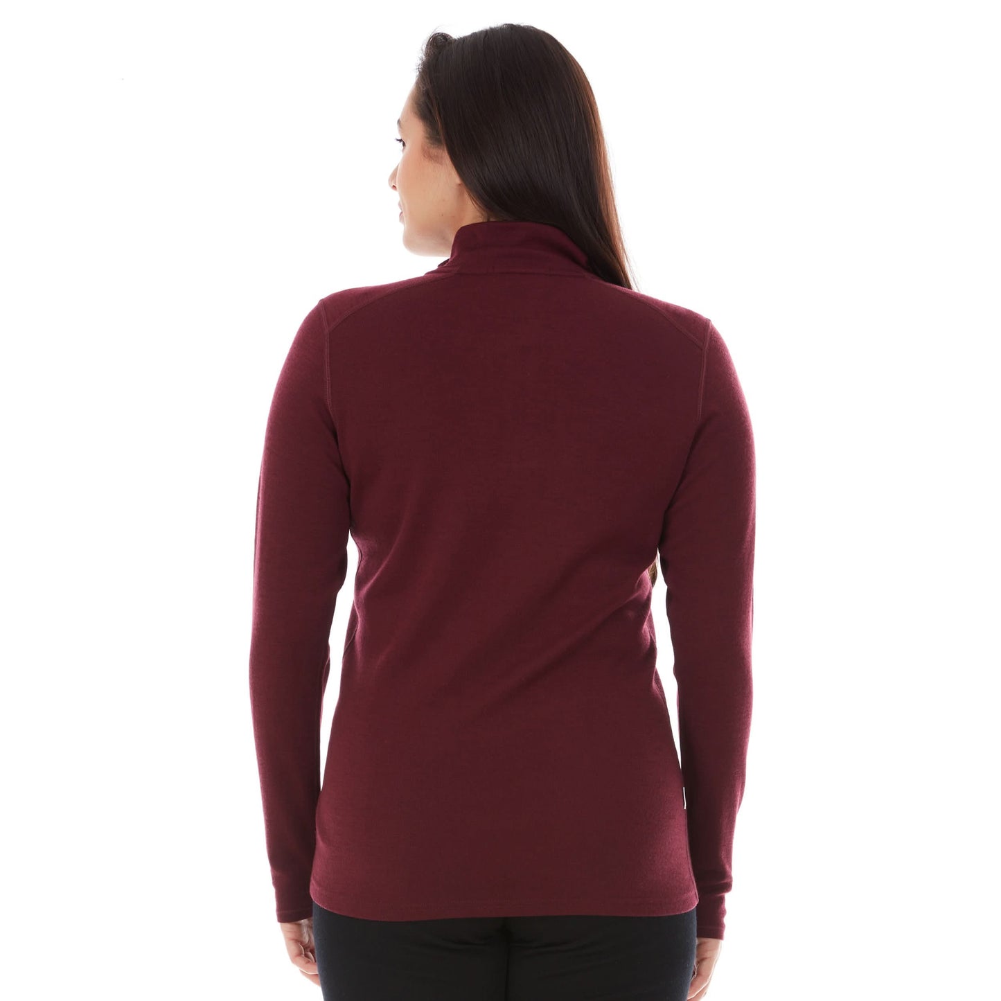 Midweight - Sequoia Women's 1/4 Zip 100% Merino Wool - My Men's Shop