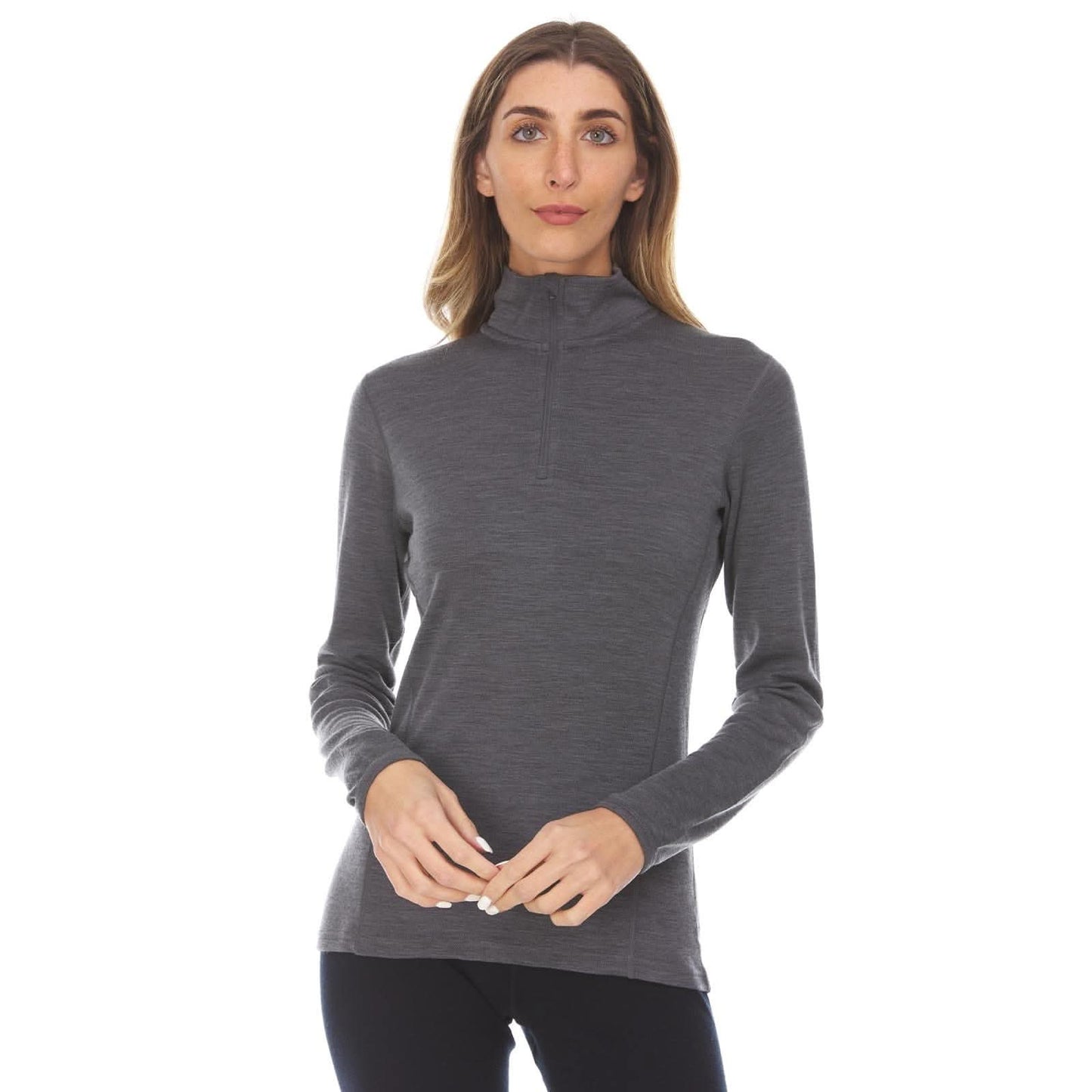 Midweight - Sequoia Women's 1/4 Zip 100% Merino Wool - My Men's Shop