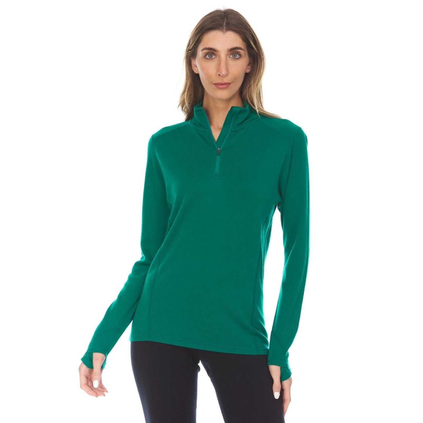 Midweight - Sequoia Women's 1/4 Zip 100% Merino Wool - My Men's Shop