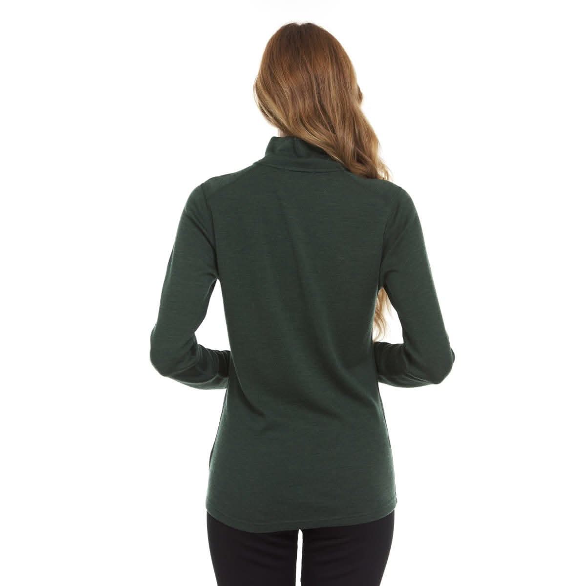 Midweight - Sequoia Women's 1/4 Zip 100% Merino Wool - My Men's Shop
