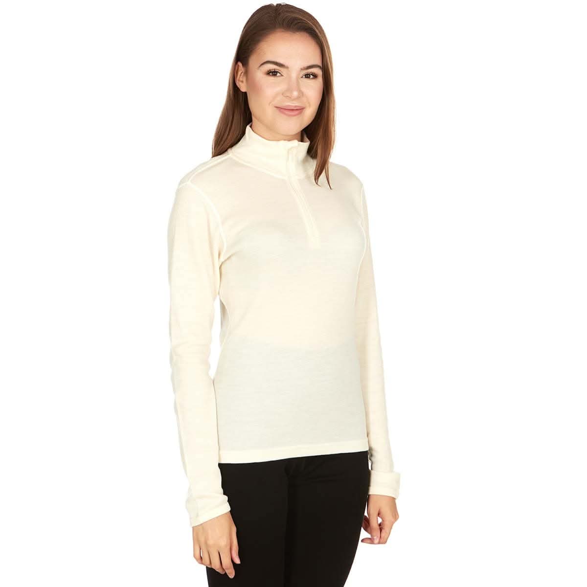 Midweight - Sequoia Women's 1/4 Zip 100% Merino Wool - My Men's Shop