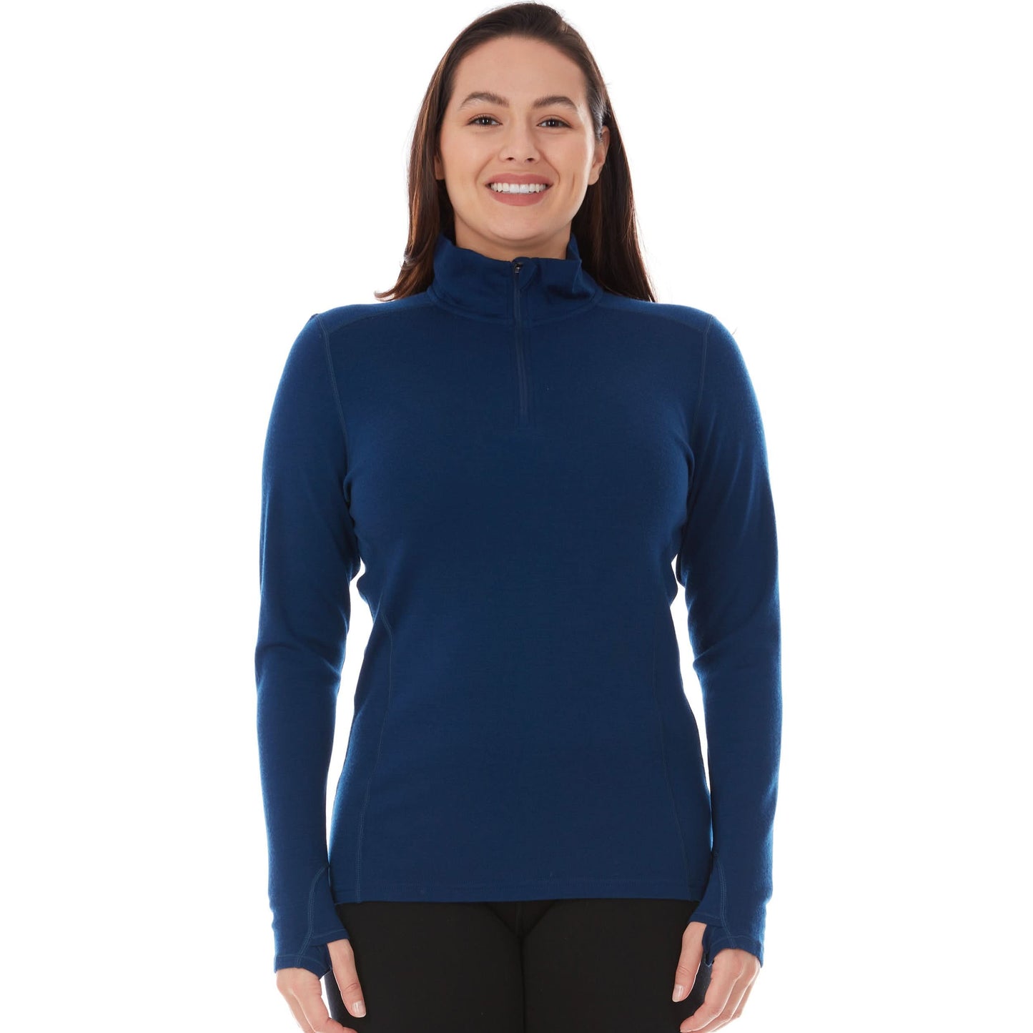 Midweight - Sequoia Women's 1/4 Zip 100% Merino Wool - My Men's Shop