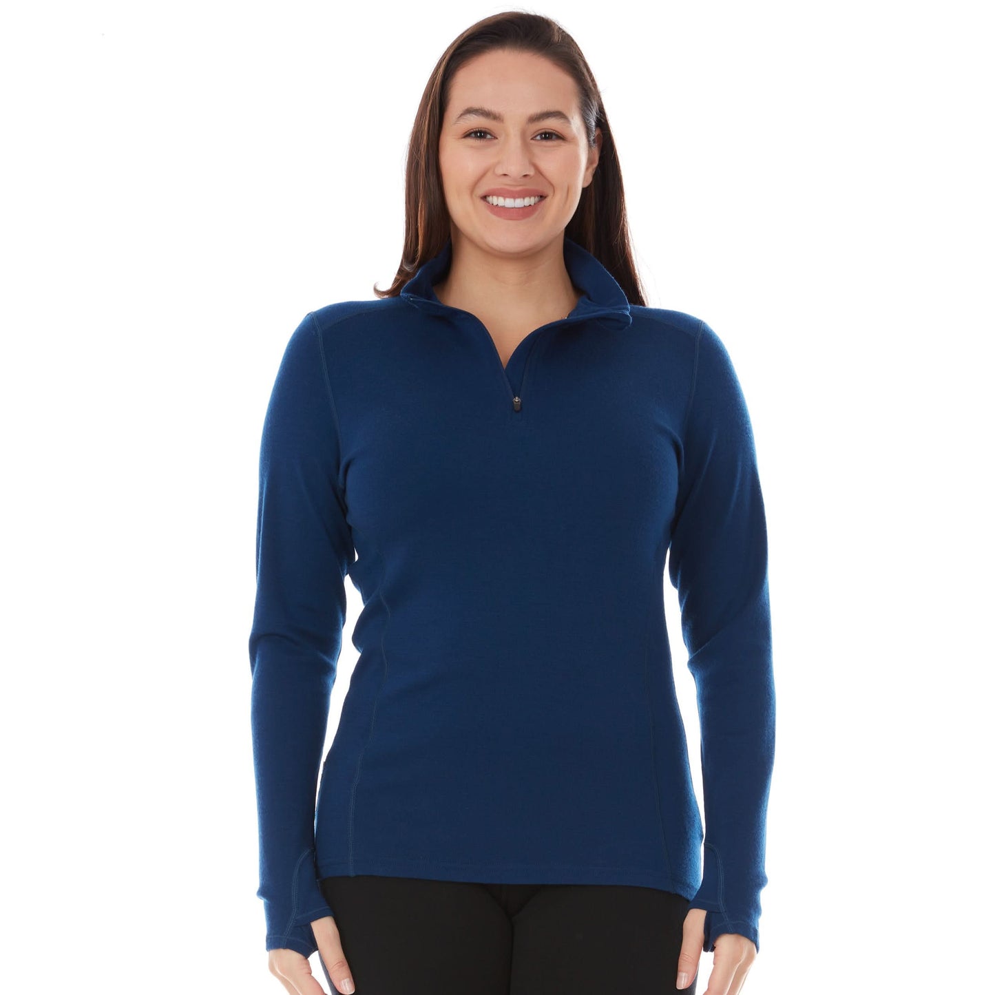 Midweight - Sequoia Women's 1/4 Zip 100% Merino Wool - My Men's Shop