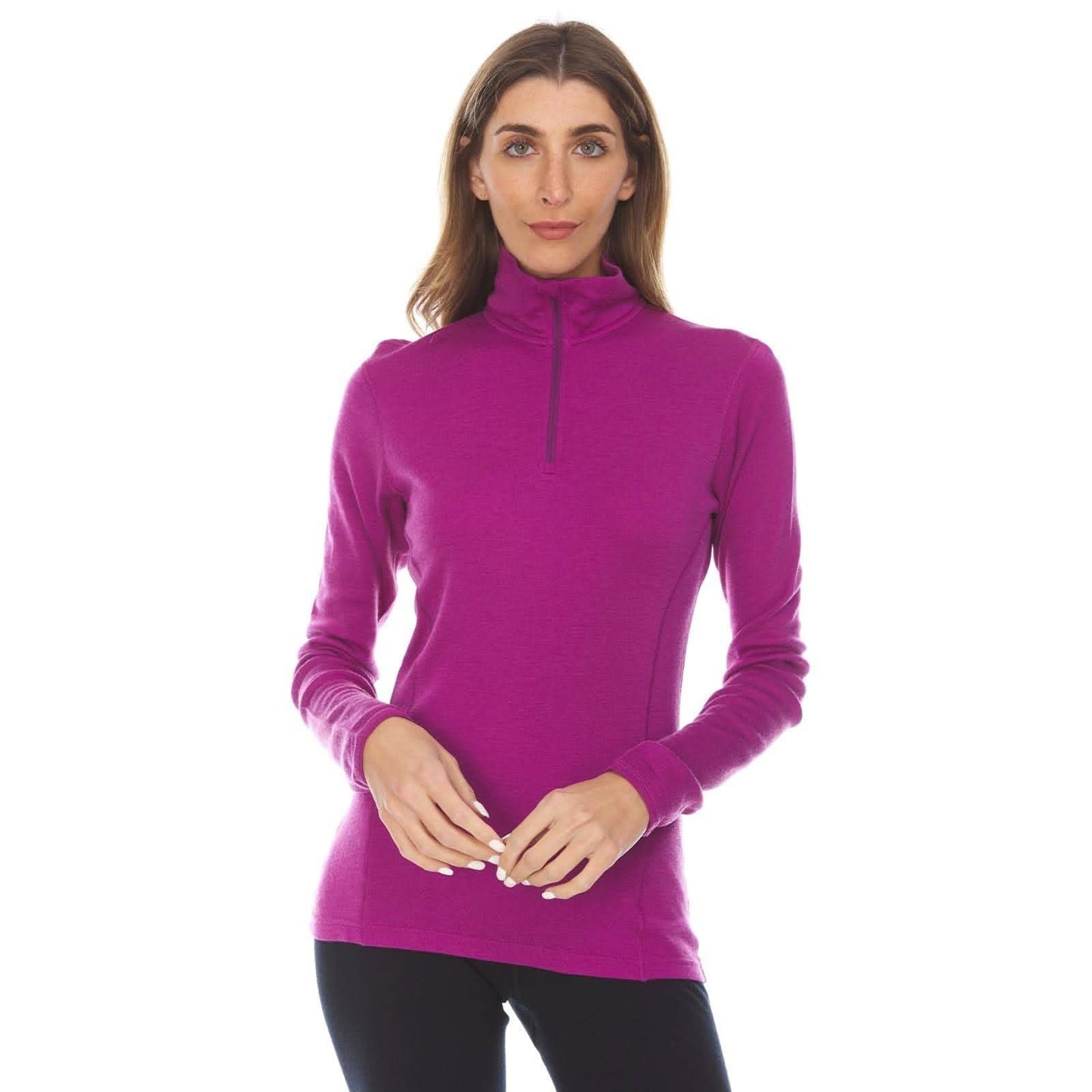 Midweight - Sequoia Women's 1/4 Zip 100% Merino Wool - My Men's Shop