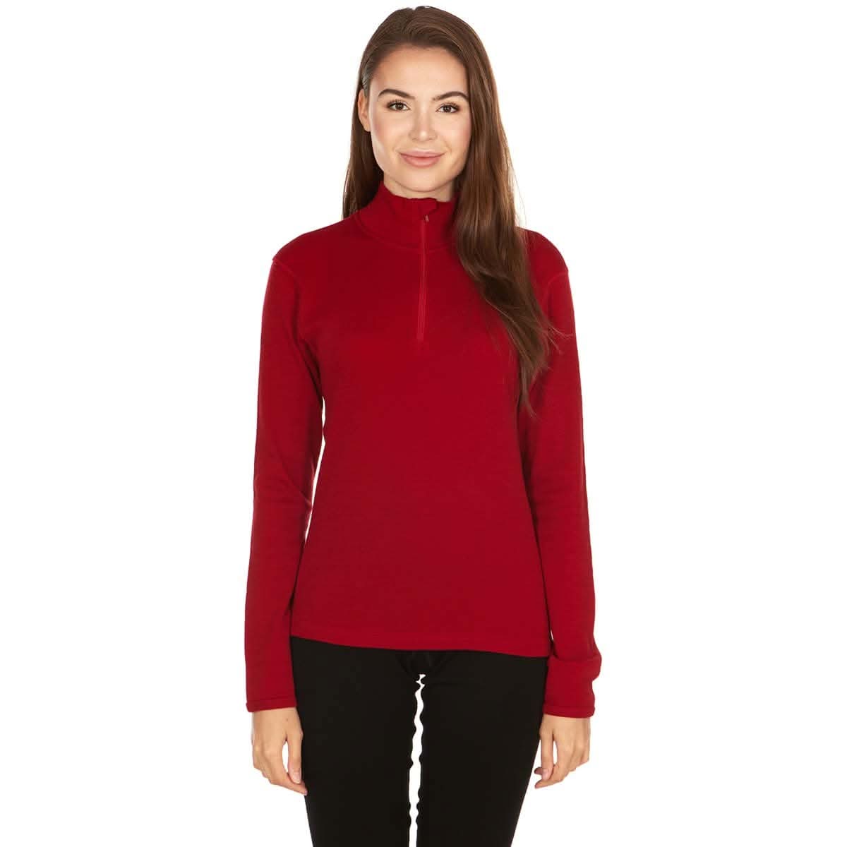 Midweight - Sequoia Women's 1/4 Zip 100% Merino Wool - My Men's Shop