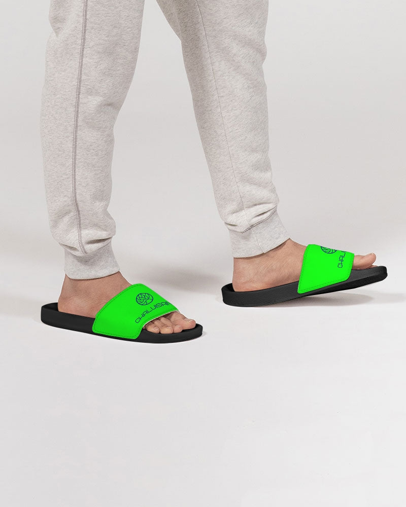 Neon Green Men's Slide Sandal - My Men's Shop