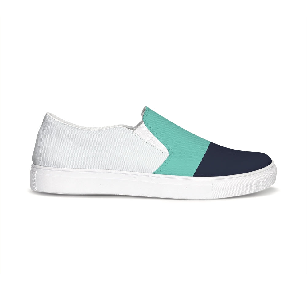 Men's Color Block Canvas Slip-On Casual Shoe - My Men's Shop
