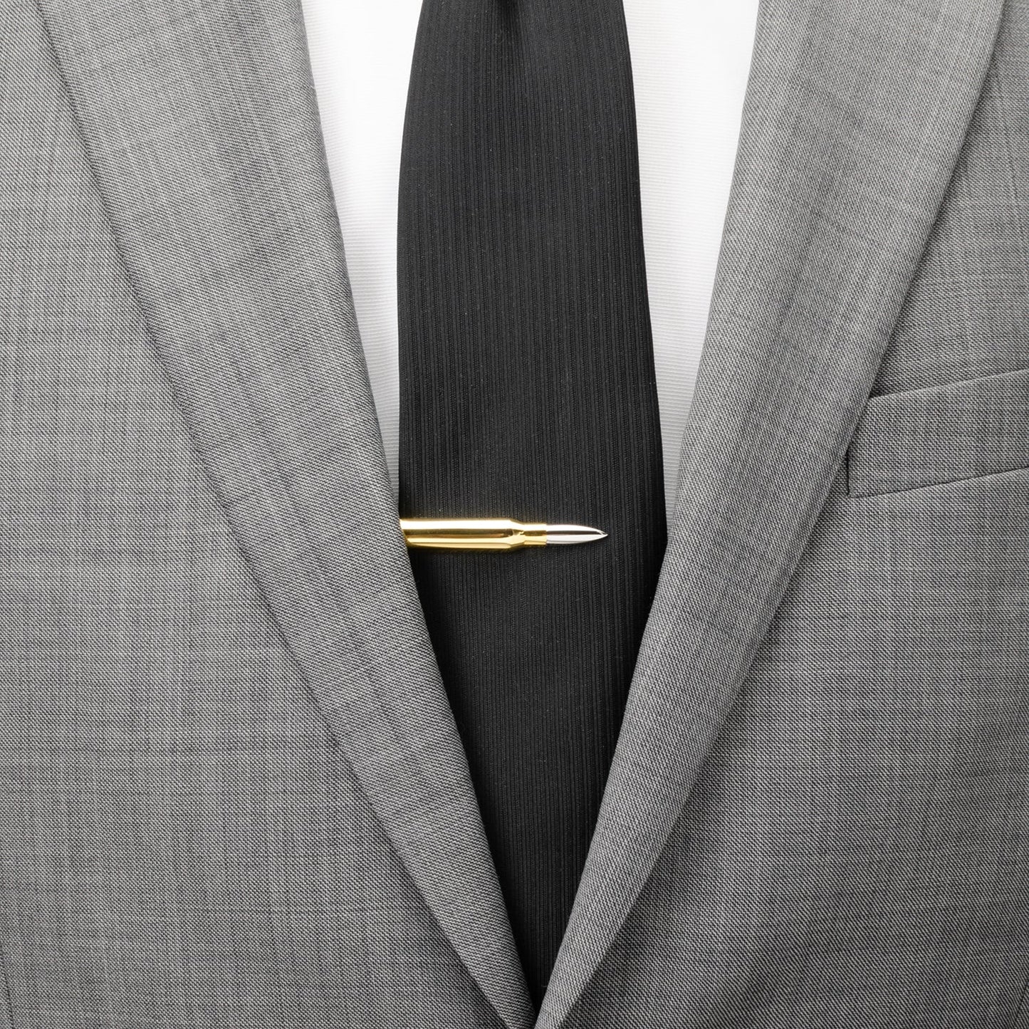 50 Cal Bullet Tie Clip