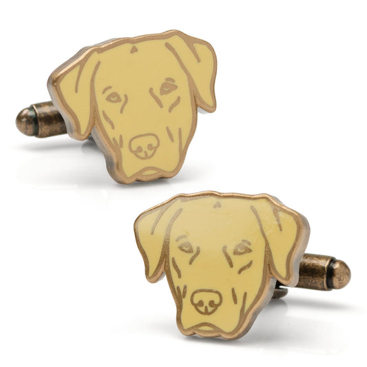 Yellow Labrador Cufflinks