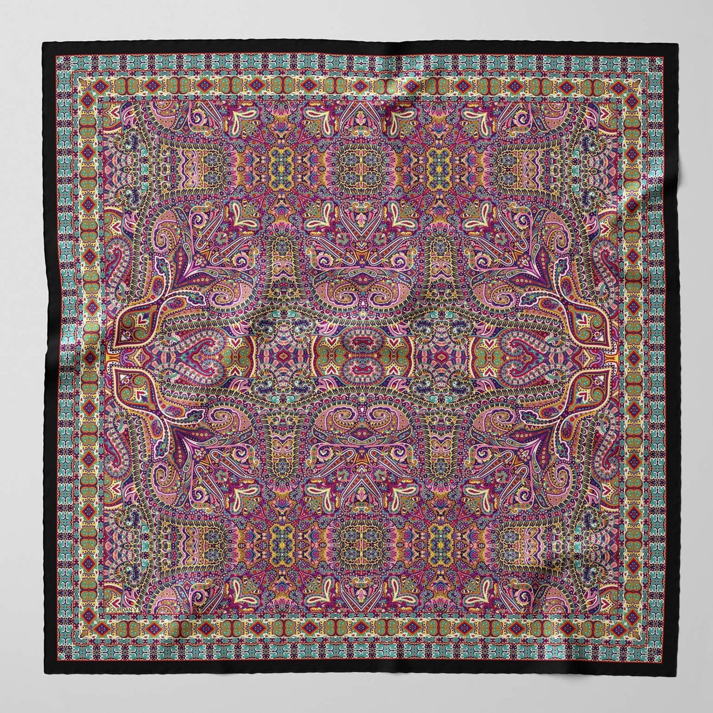 Ambra - Silk Scarf Shawl - Multicolored - My Men's Shop