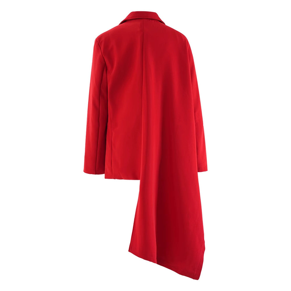 Asymmetric Suit Jacket For Women, Chelsea, BYMANYC New York.