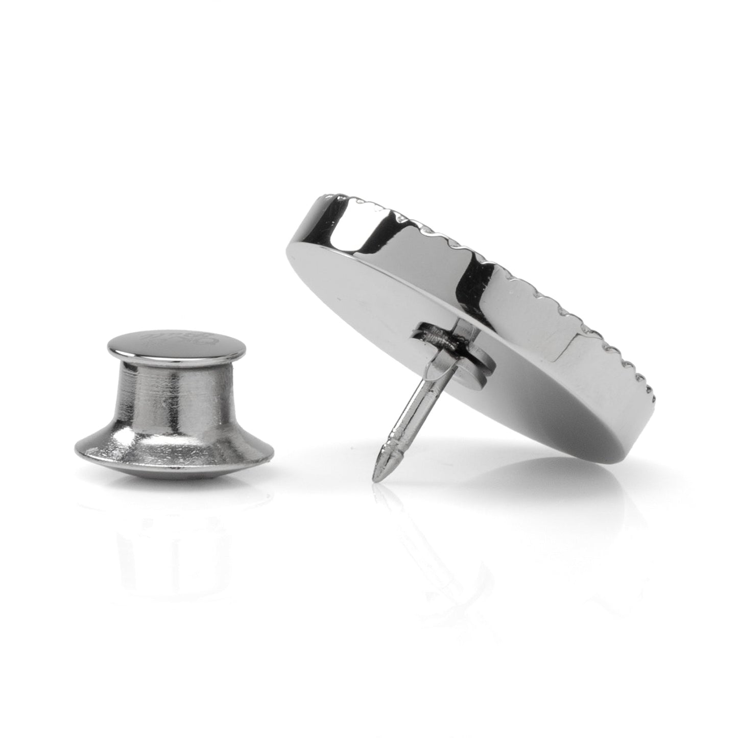 Stainless Steel Rope Border Round Engravable Lapel Pin - My Men's Shop