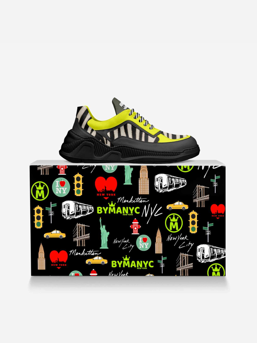 BYMANYC ® NYC Flatiron Iconic: Architecturally Elegant Vegan Sneakers - My Men's Shop