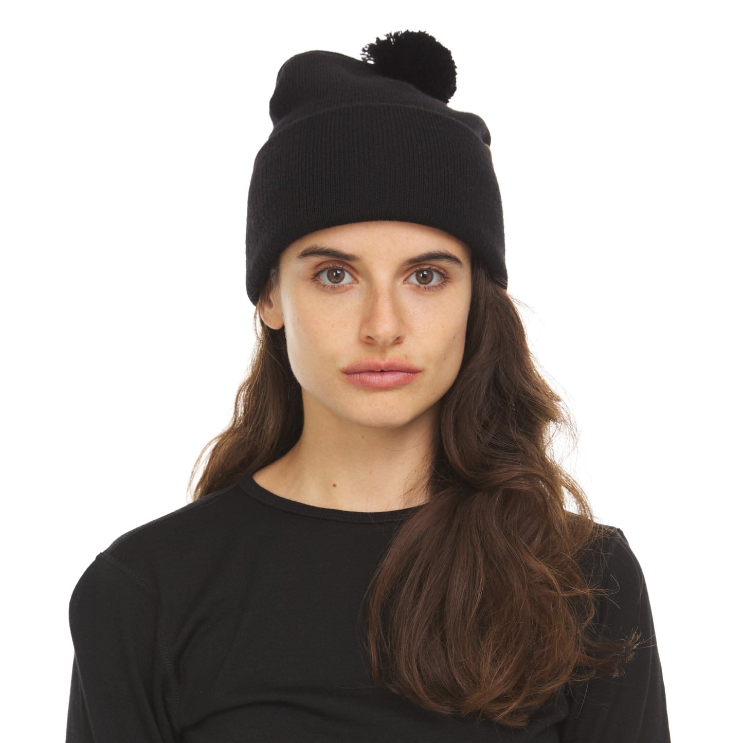 Midweight - Everyday Knit Cuff Pom Beanie 100% Merino Wool - My Men's Shop