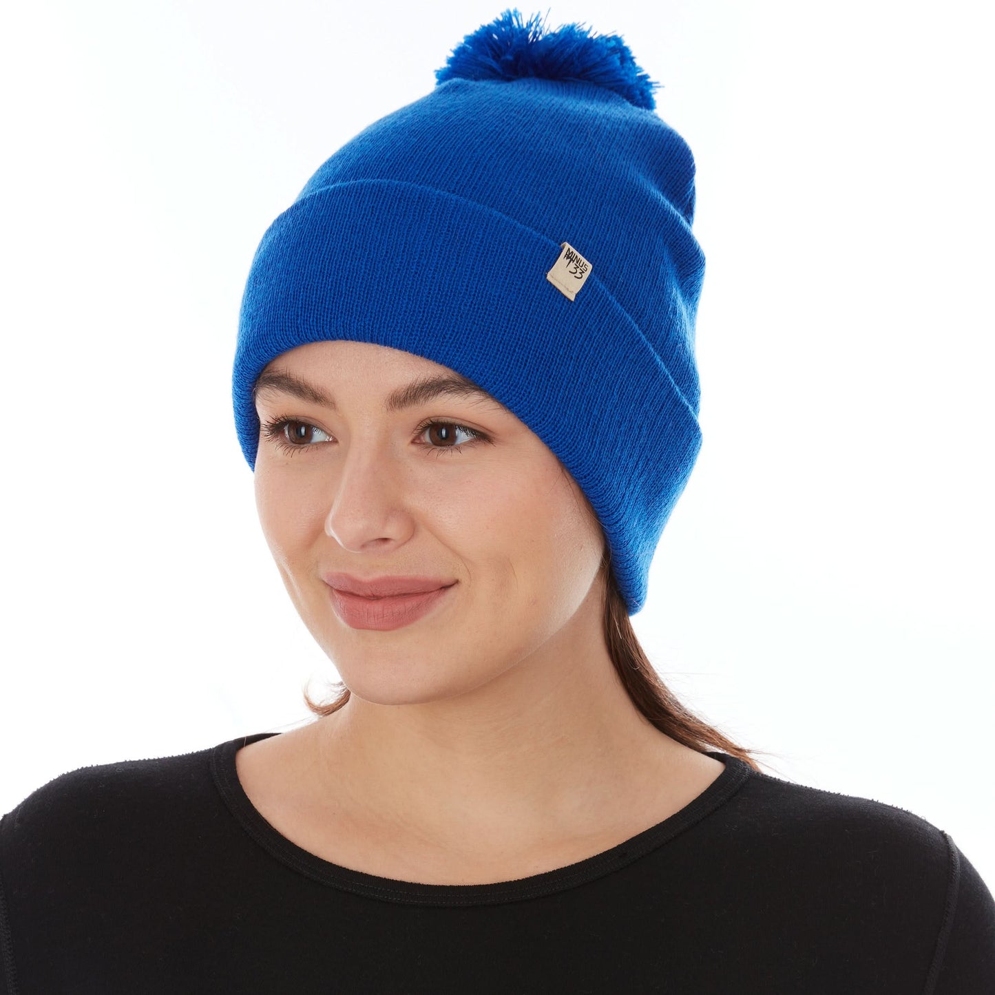 Midweight - Everyday Knit Cuff Pom Beanie 100% Merino Wool - My Men's Shop