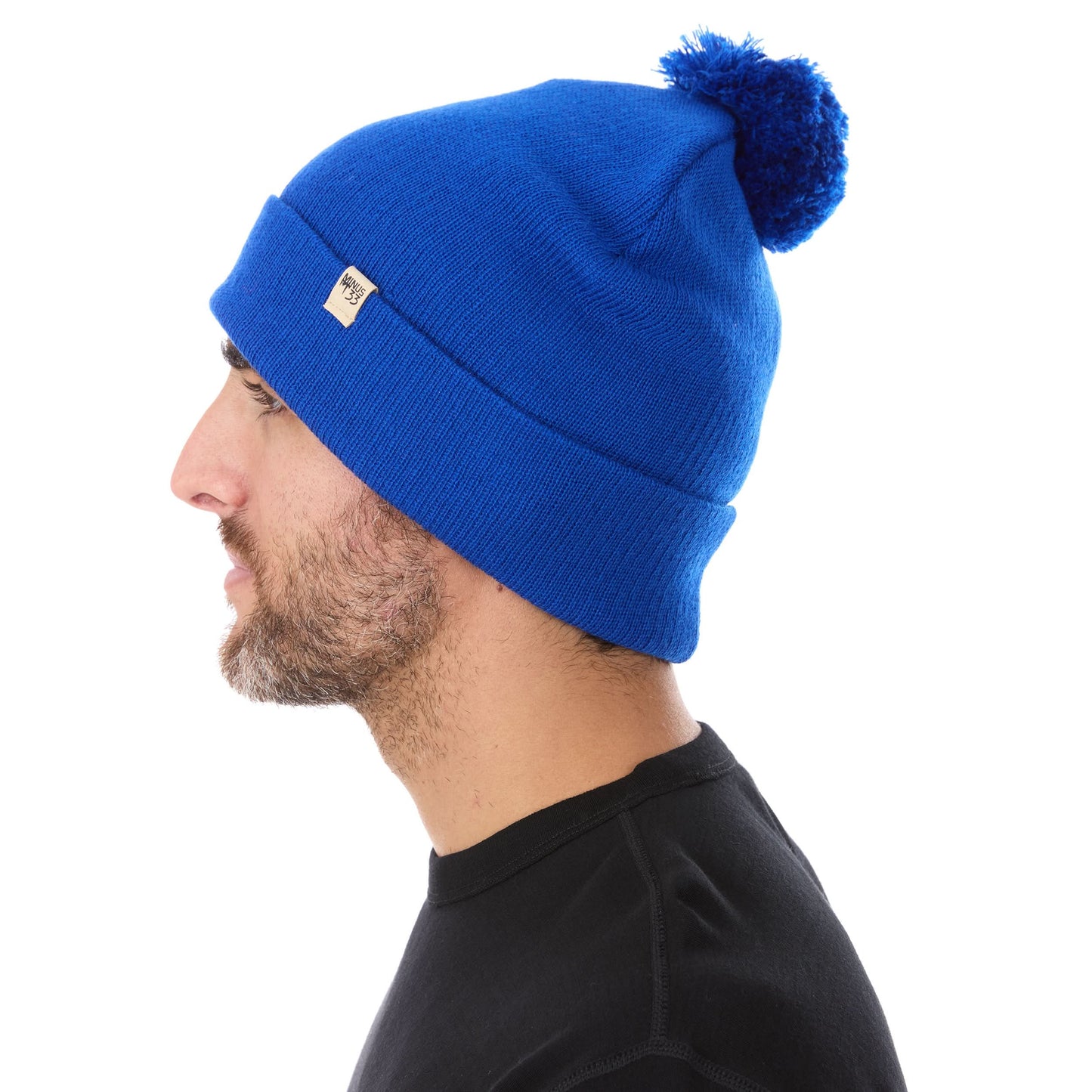 Midweight - Everyday Knit Cuff Pom Beanie 100% Merino Wool - My Men's Shop